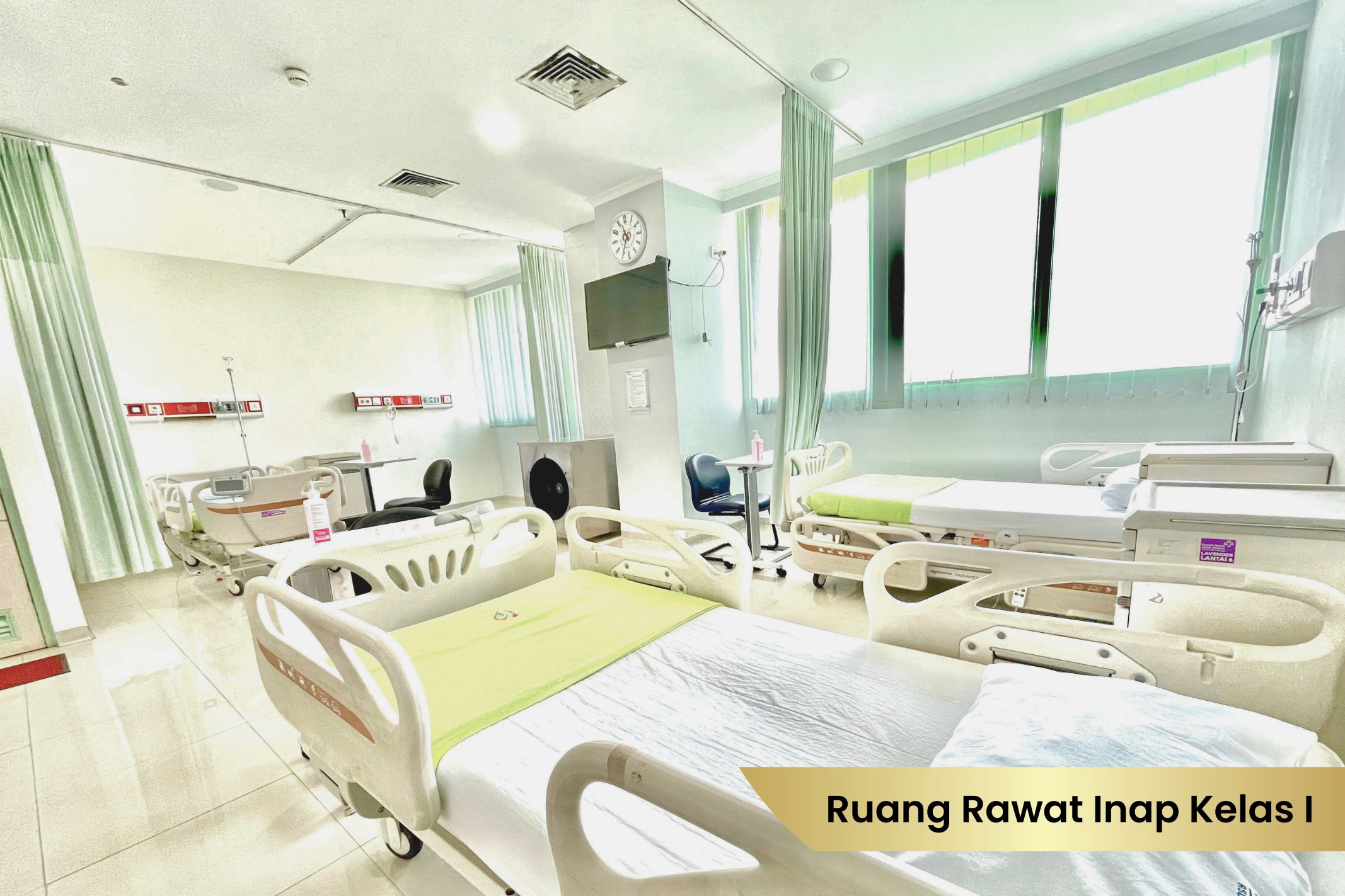 Kamar rawat inap kelas 1 RSUD Pasar Minggu