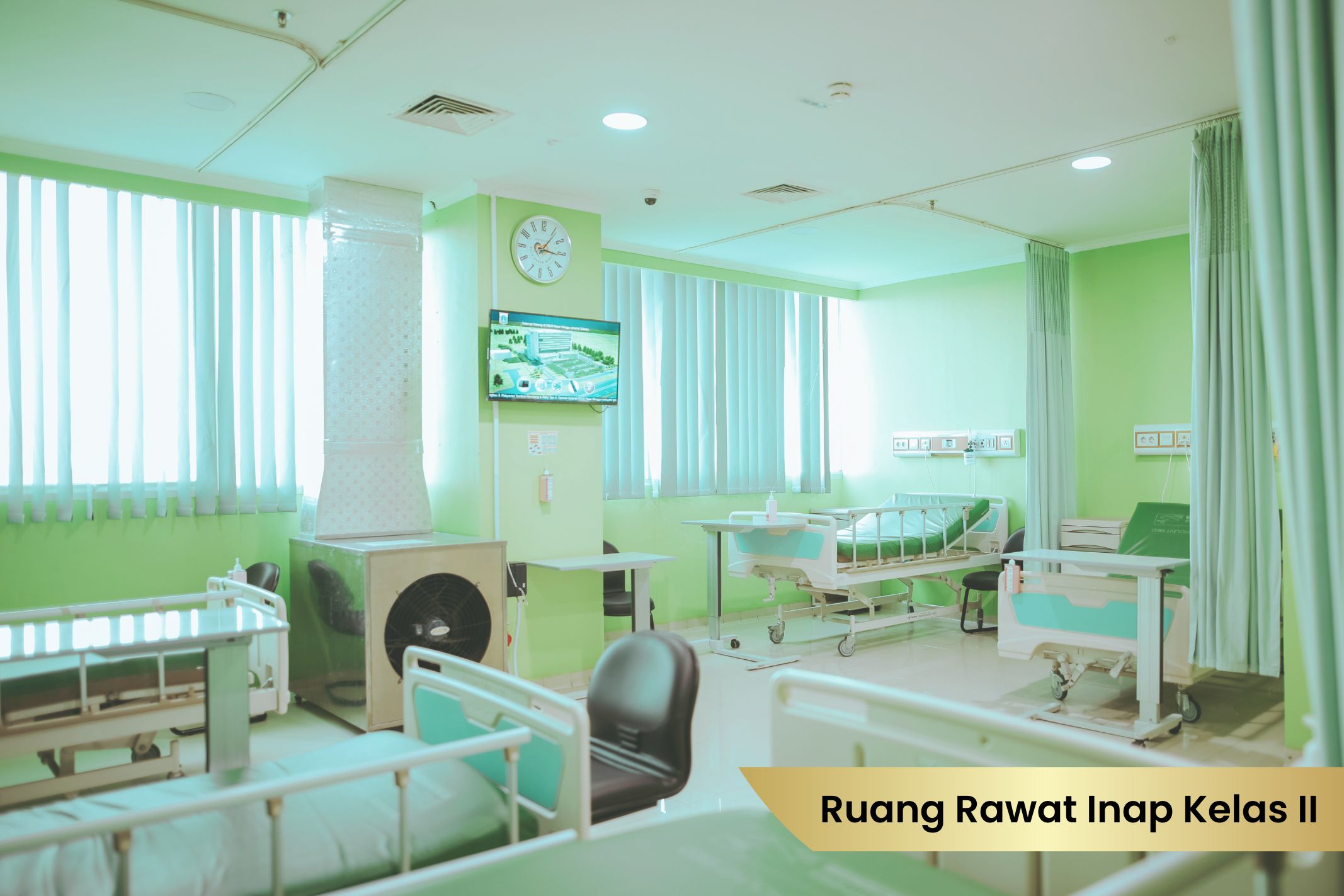 Kamar rawat inap kelas 2 RSUD Pasar Minggu